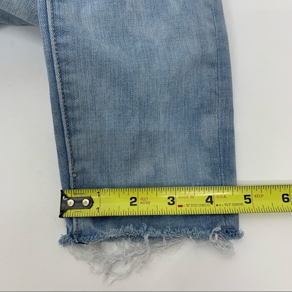 American Eagle Distressed 360° Super Stretch Skinny Jean Jeggings Light Wash 6 - Picture 16 of 16